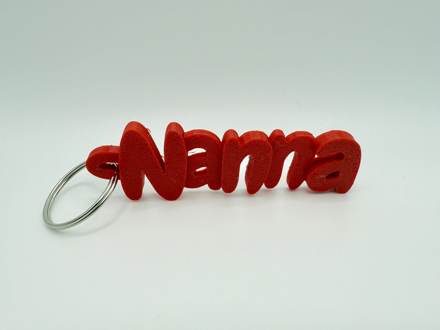 3D Printed Keyring Names For Grandparents And Parents