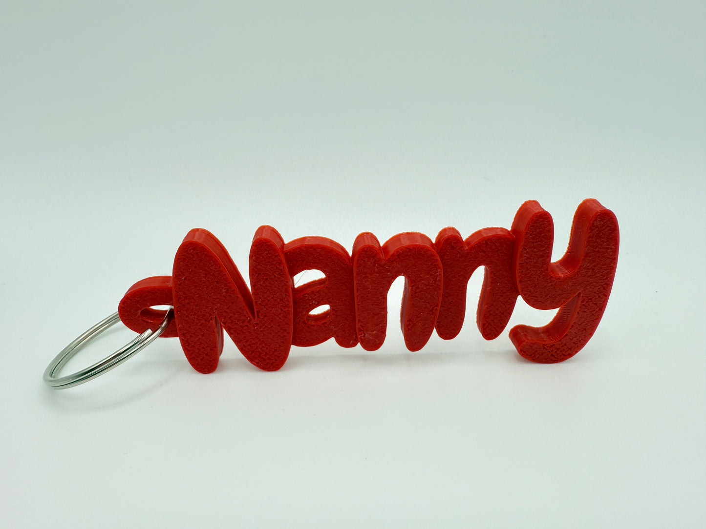 3D Printed Keyring Names For Grandparents And Parents