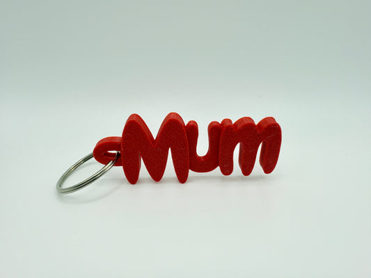 3D Printed Keyring Names For Grandparents And Parents
