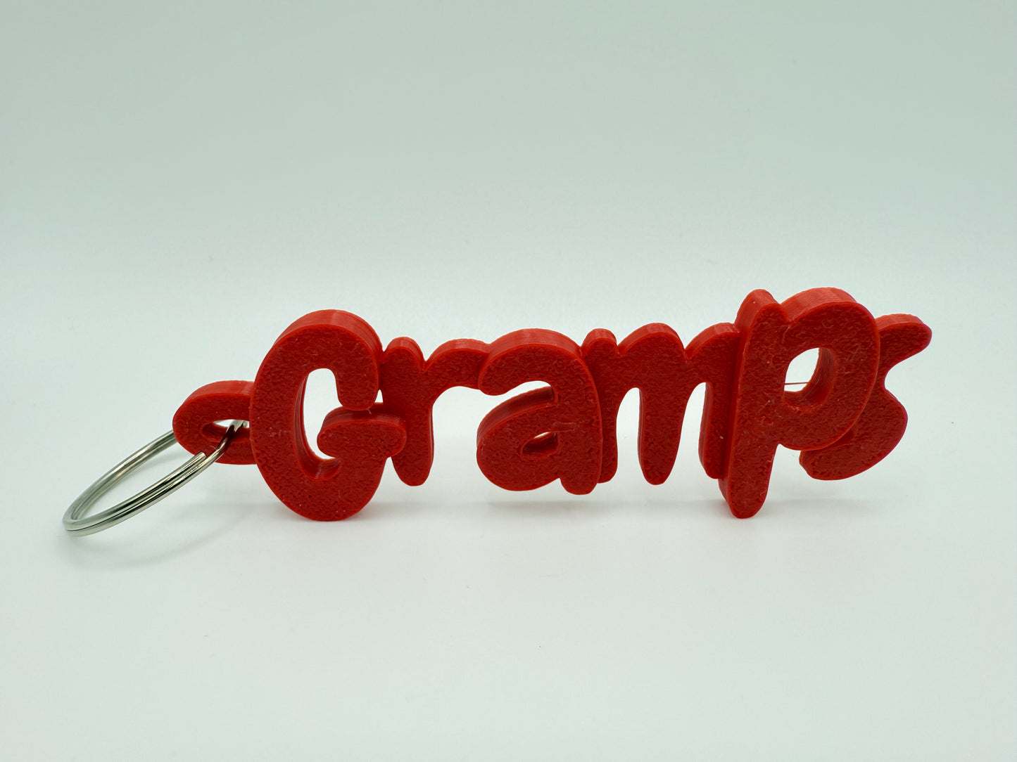 3D Printed Keyring Names For Grandparents And Parents