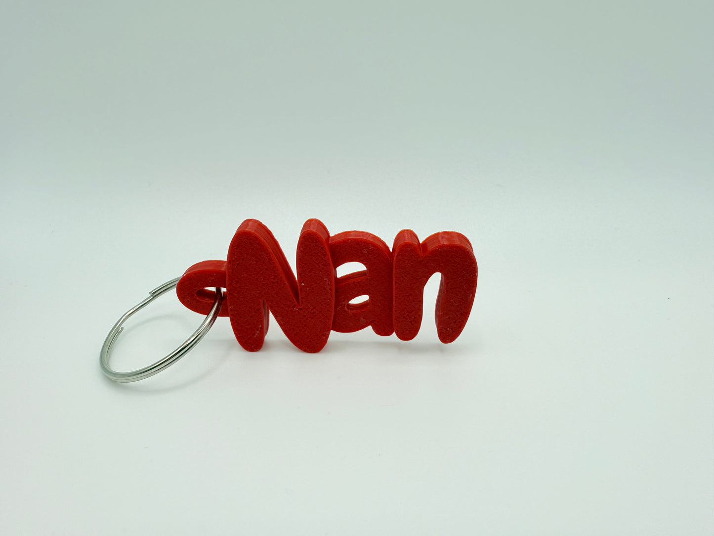 3D Printed Keyring Names For Grandparents And Parents