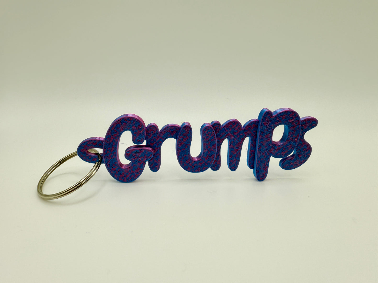 3D Printed Keyring Names For Grandparents And Parents