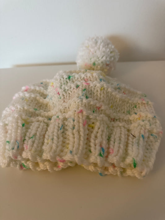 12 Months + Knitted Hat