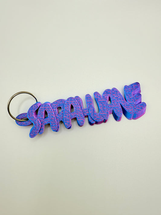 Personalised 3D Name Keyrings