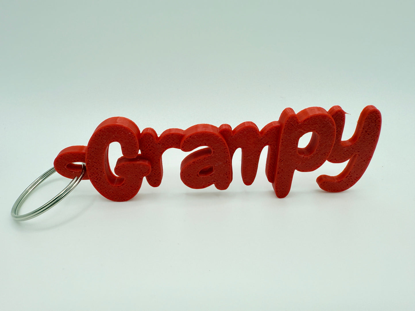 3D Printed Keyring Names For Grandparents And Parents