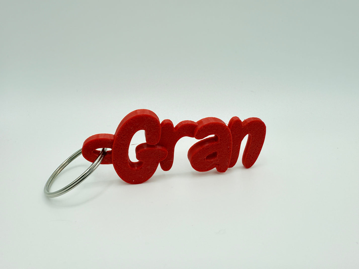 3D Printed Keyring Names For Grandparents And Parents