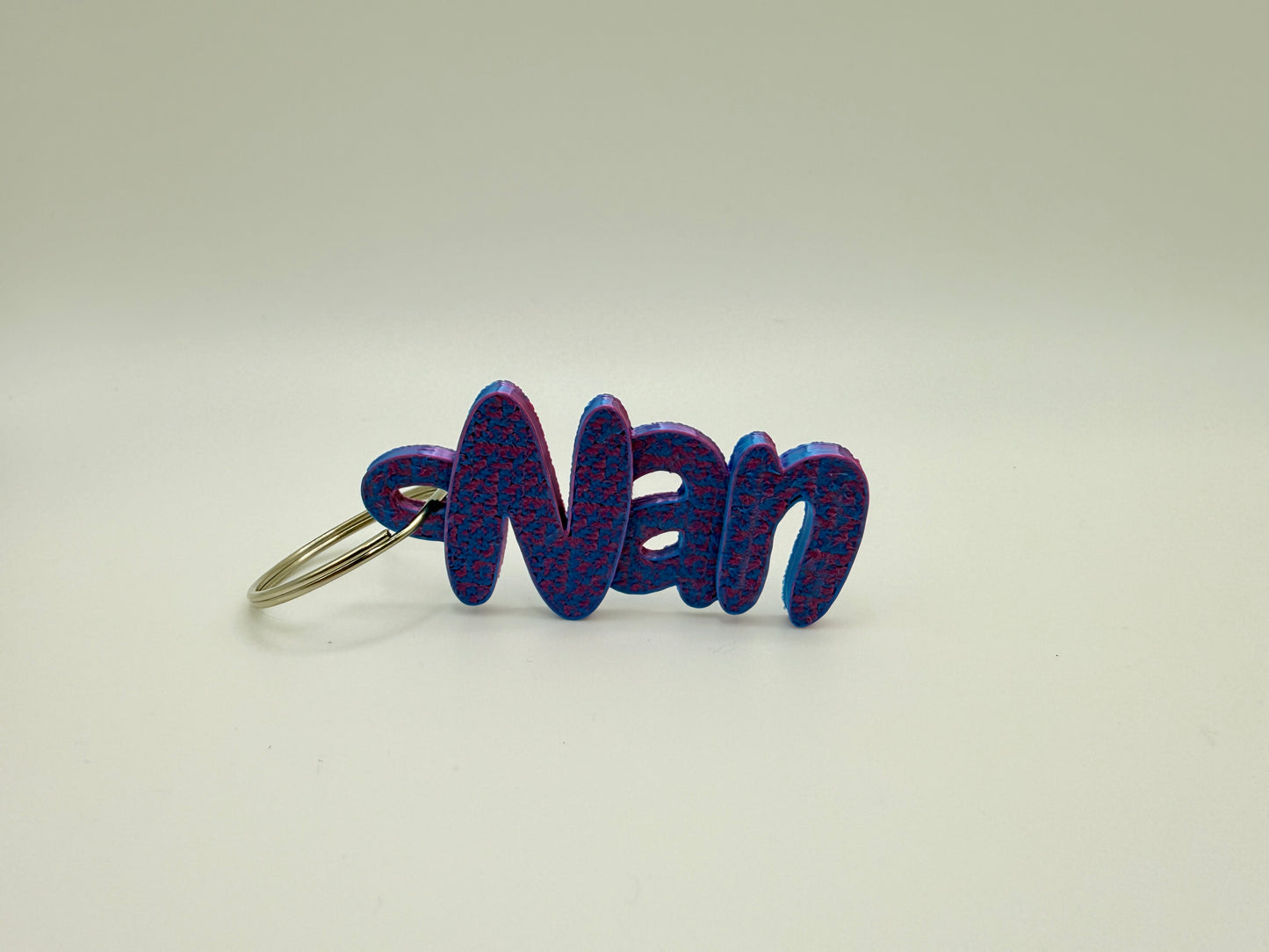 3D Printed Keyring Names For Grandparents And Parents