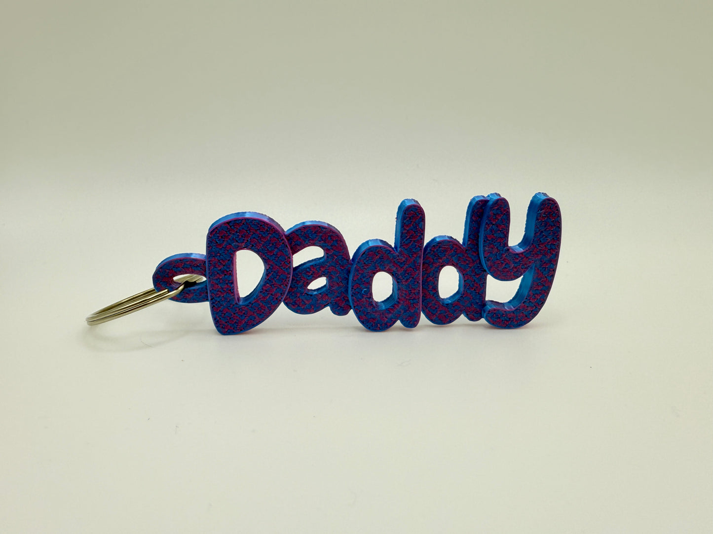 3D Printed Keyring Names For Grandparents And Parents