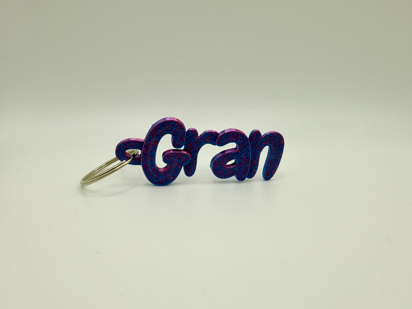 3D Printed Keyring Names For Grandparents And Parents