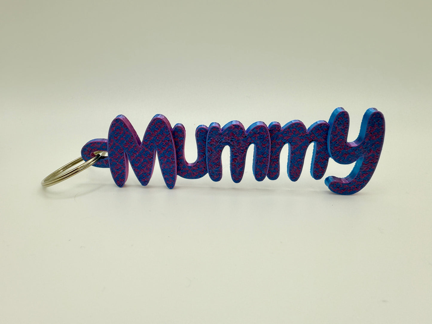 3D Printed Keyring Names For Grandparents And Parents