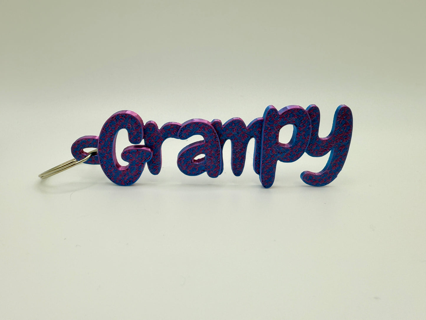 3D Printed Keyring Names For Grandparents And Parents