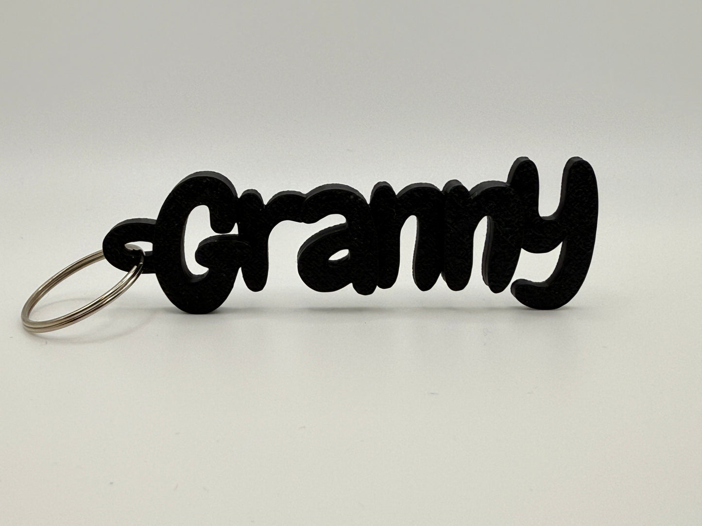 3D Printed Keyring Names For Grandparents And Parents