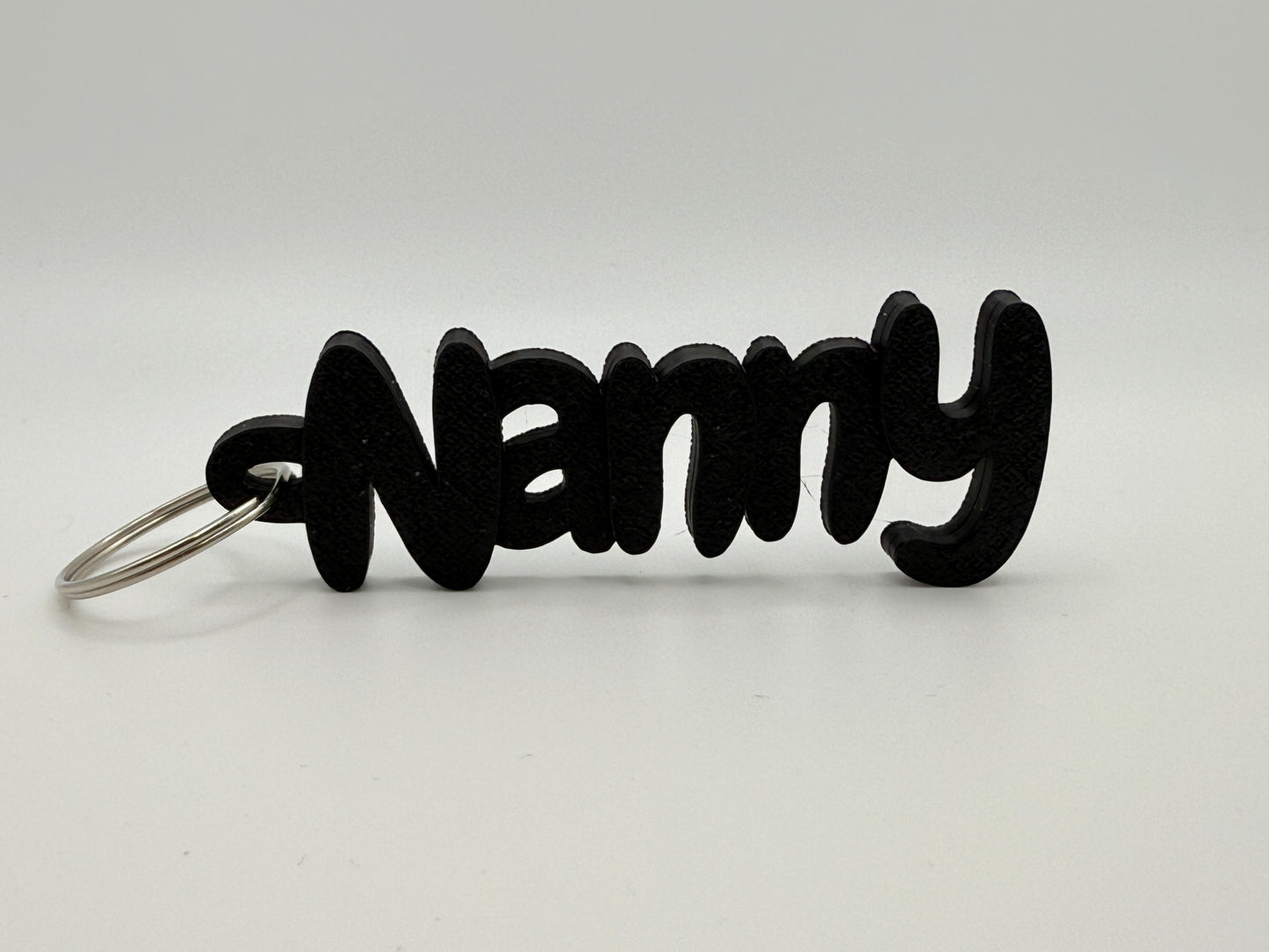 3D Printed Keyring Names For Grandparents And Parents