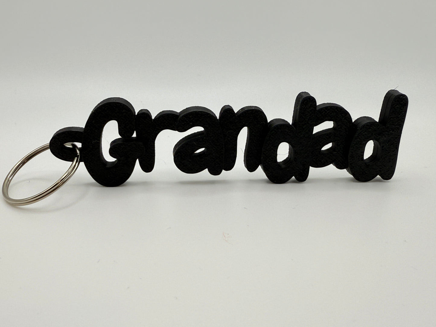 3D Printed Keyring Names For Grandparents And Parents